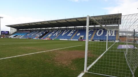 General view of Colchester's home ground