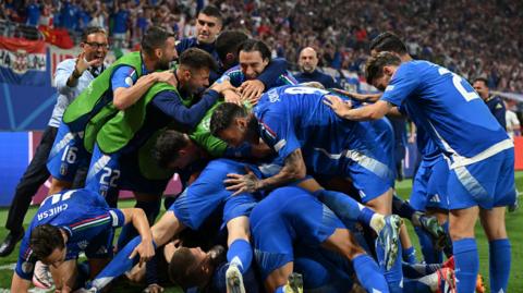 Italy celebrate