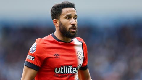 Andros Townsend playing for Luton Town