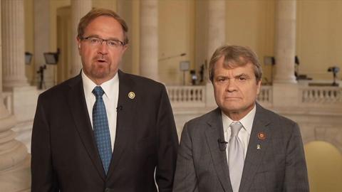 US Representatives Chuck Edwards and Mike Quigley