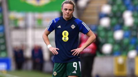 Simone Magill in Northern Ireland kit