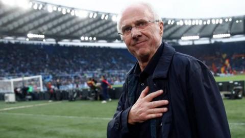 Sven-Goran Eriksson acknowledges praise from fans