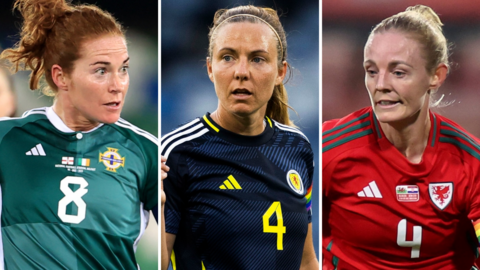 Northern Ireland, Scotland and Wales captains