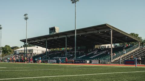 Eirias Stadium in Colwyn Bay