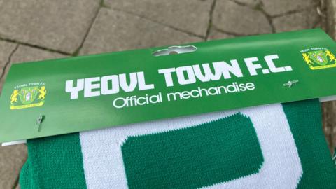 Yeovil Town FC merchandise spelled incorrectly