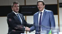 Sergio Massa e Fernando Haddad