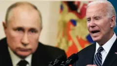 Joe Biden tem sido frequentemente eloquente em suas críticas a Putin — foto de arquivo