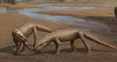 Ilustração do Parvosuchus aurelioi