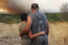 Incêndio florestal na Grécia