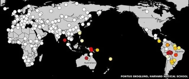 Mapa comparativo