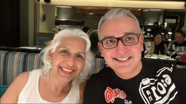 Pav Gill e sua mãe