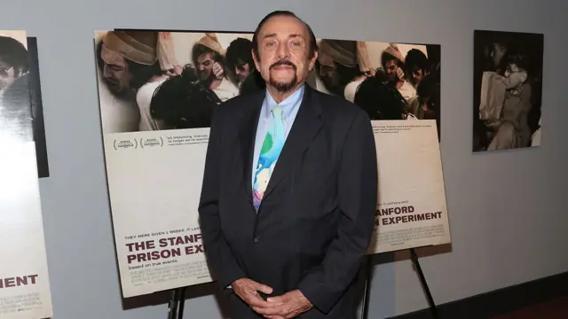 Zimbardo na estréia do filme 'O Experimento de Stanford', em 2015