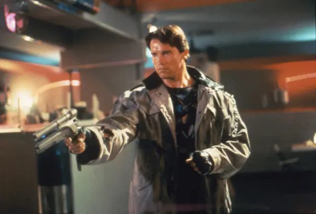 Arnold Schwarzenegger em 'O Exterminador do Futuro'