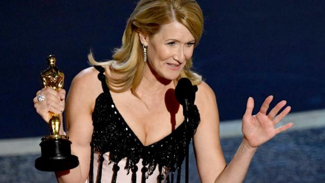 Laura Dern fue reconocida con su primer Oscar por su trabajo en "Marriage Story".