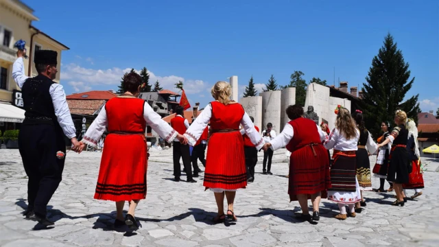 Dança tradicional em Bankso