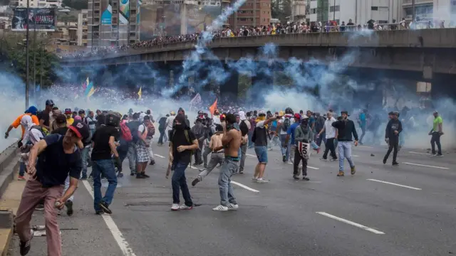 Protesta en Venezuela