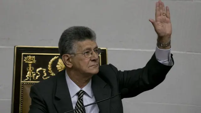 Henry Ramos Allup, presidente de la Asamblea Nacional