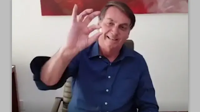 Bolsonaro com hidroxicloroquina