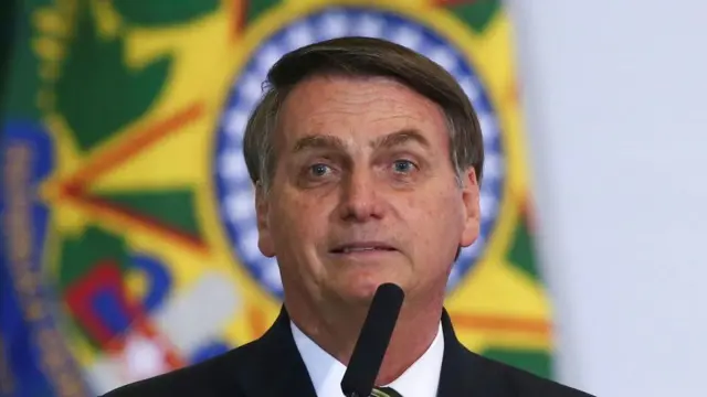 Presidente do país, Jair Bolsonaro.