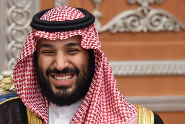 O príncipe saudita Bin Salman 