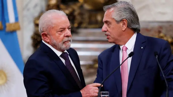 Lula e Alberto Fernandez