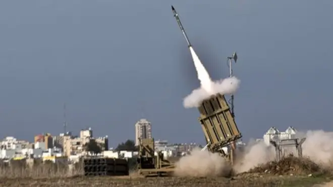 Iron Dome missile launch, Ashdod.