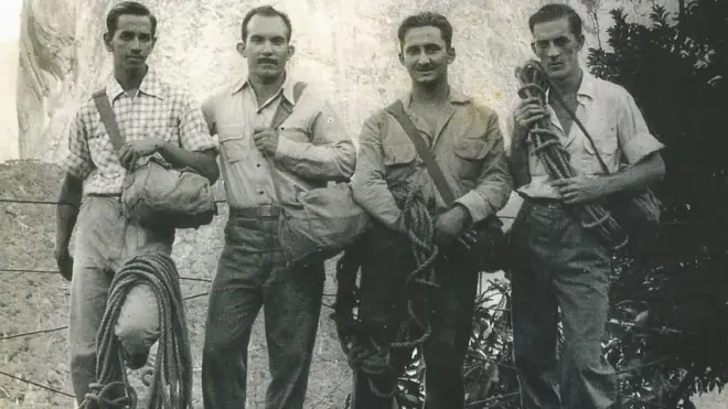 Patrick White, Laércio Martins, Antônio Marcos de Oliveira e Tadeusz Hollup (da esquerda para direita)