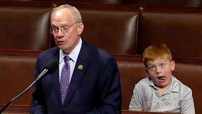 Rep. John Rose and his son