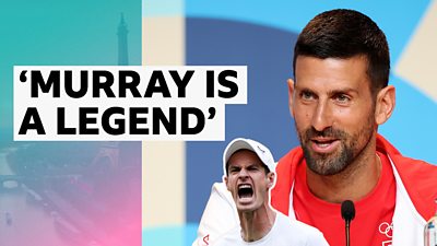 Novak Djokovic and Andy Murray