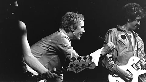 The Sex Pistols on stage (Credit: Getty Images)