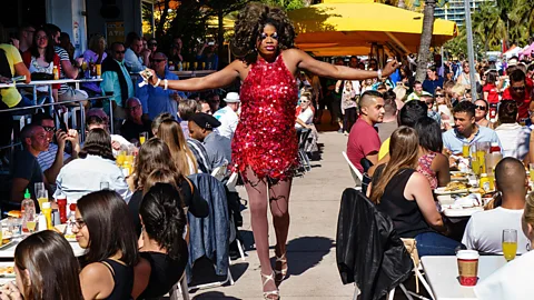 Drag queen Miami Palace Bar