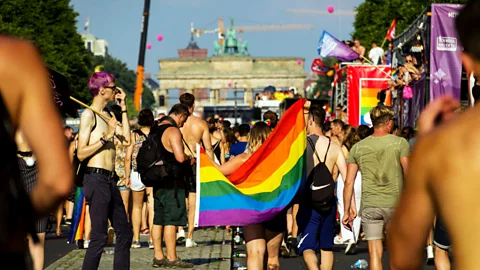Berlin Bradenburg Gate Pride (Credit: Alamy)