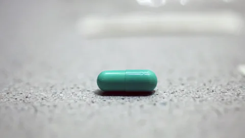 An MDMA capsule similar to those used in clinical trials (Credit: Getty Images)