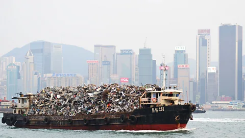 Alamy Hong Kong had once exported its waste to mainland China, but recent legislation has meant that it must process its own rubbish (Credit: Alamy)