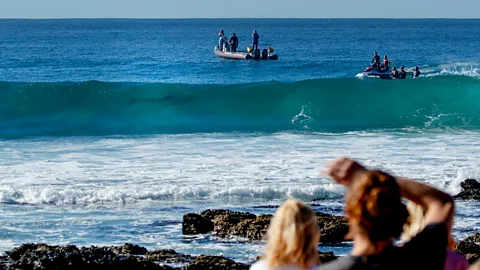 Getty Images Many areas now operate shark patrols to spot sharks before they enter areas used by swimmers and surfers so they can be alerted (Credit: Getty Images)