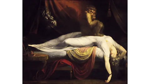 Getty Images Sleep paralysis is thought to have inspired many works of fiction and art, including John Henry Fusseli's painting The Nightmare (Credit: Getty Images)