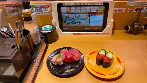 Rob Goss Sushiro is one of Japan's favourite conveyor belt sushi joints (Credit: Rob Goss)