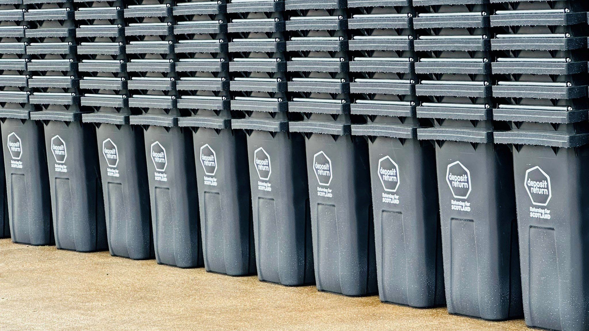 A now deserted DRS recycling facility in Portlethen Aberdeenshire