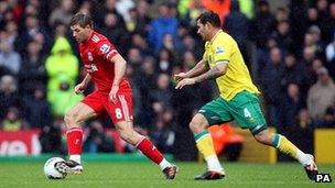 Liverpool v Norwich