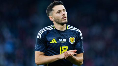 Scotland forward Lewis Morgan