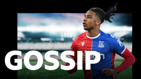 Gossip graphic including an image of Michael Olise