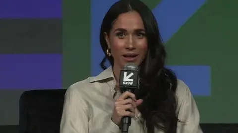 Meghan Markle speaking on SXSW panel