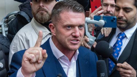 Stephen Yaxley-Lennon, known as Tommy Robinson 