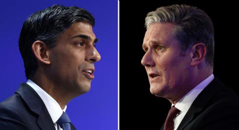 Rishi Sunak and Keir Starmer 