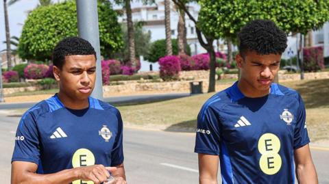 Shea and Pierce Charles ready for Northern Ireland training