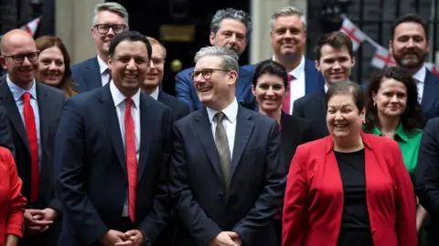 Scottish Labour MPs, as well as party leader Anas Sarwar and his deputy Jackie Baillie, met Sir Keir Starmer at Number 10 