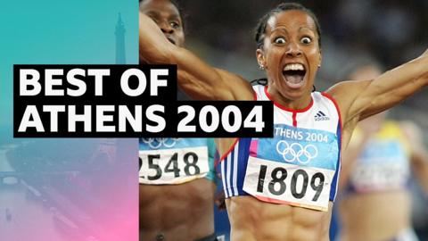 Athens 2004: Kelly Holmes wins gold in the 800m at the Olympic Games