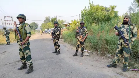 ANI Soldiers seen standing guard