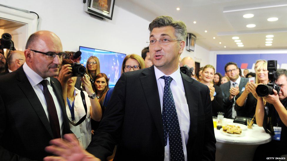 Croatian premier-designate Andrej Plenkovic