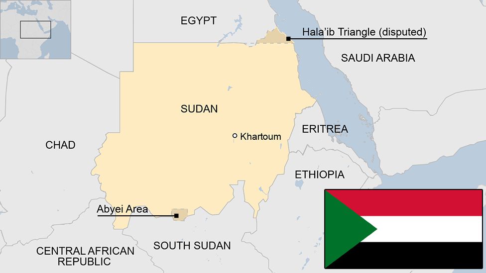 Map of Sudan